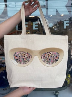 KO Psychedelic Sunnies (Pale Pink) Tote Bag