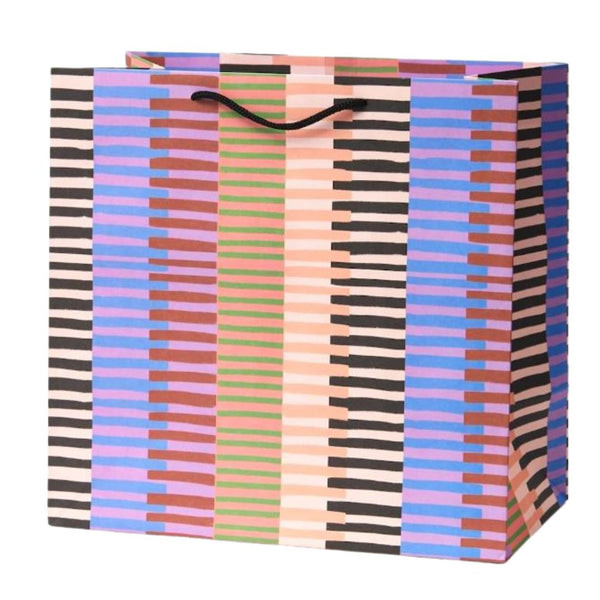 PPSW Colorful Stripes Gift Bag - Medium - Gifting Supplies - Feliz Modern