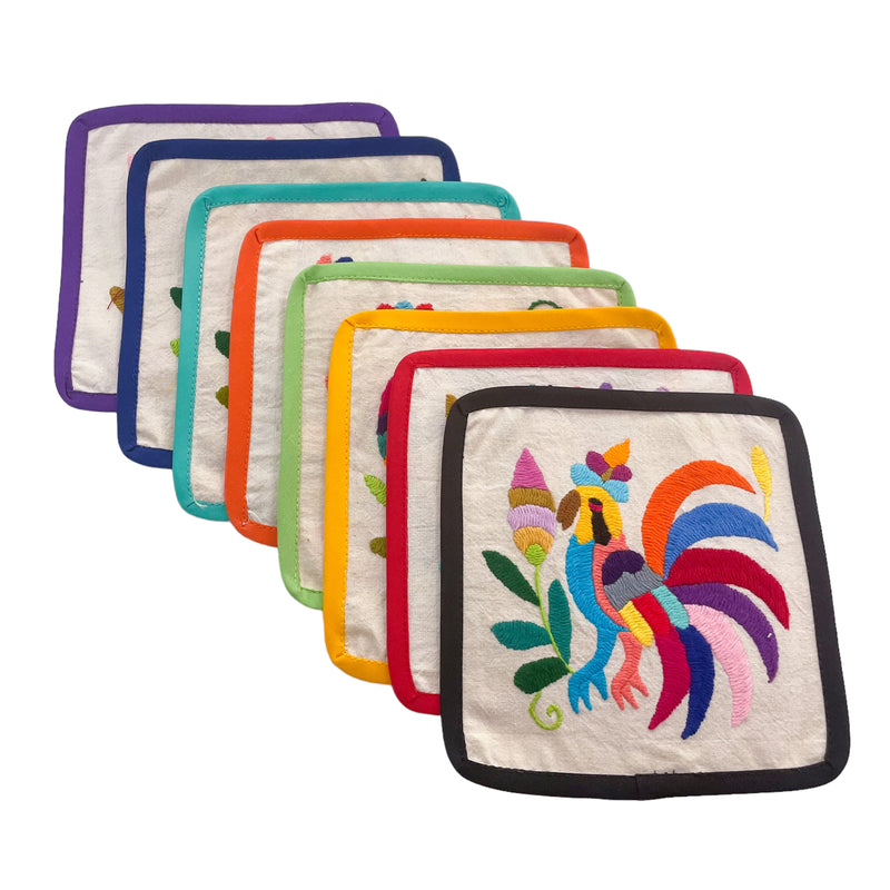 DAI Otomi Linen Coaster -  - Coasters - Feliz Modern