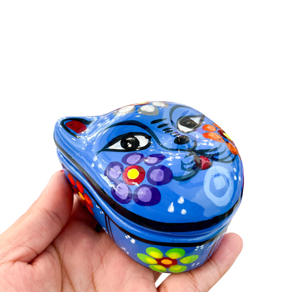 AAES Painted Cat Trinket Box -  - Halloween - Feliz Modern