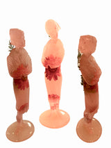 JNK Flower Power Pose Sculptures (3rd Edition) - Translucent Pink 2 - Art - Feliz Modern