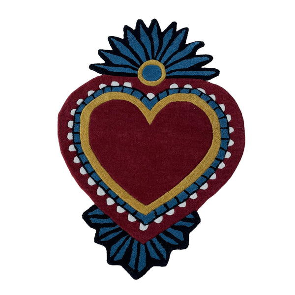 KITK Milagros Heart Rug (curbside & in-store only) -  - Rugs - Feliz Modern