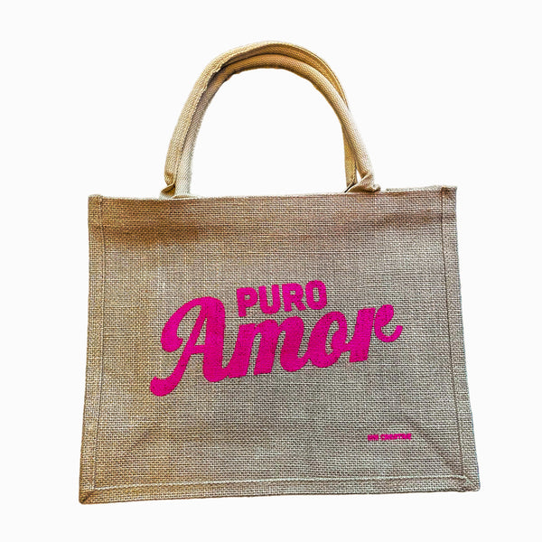MMF Puro Amor Tote Bag - Pink - Bags - Feliz Modern