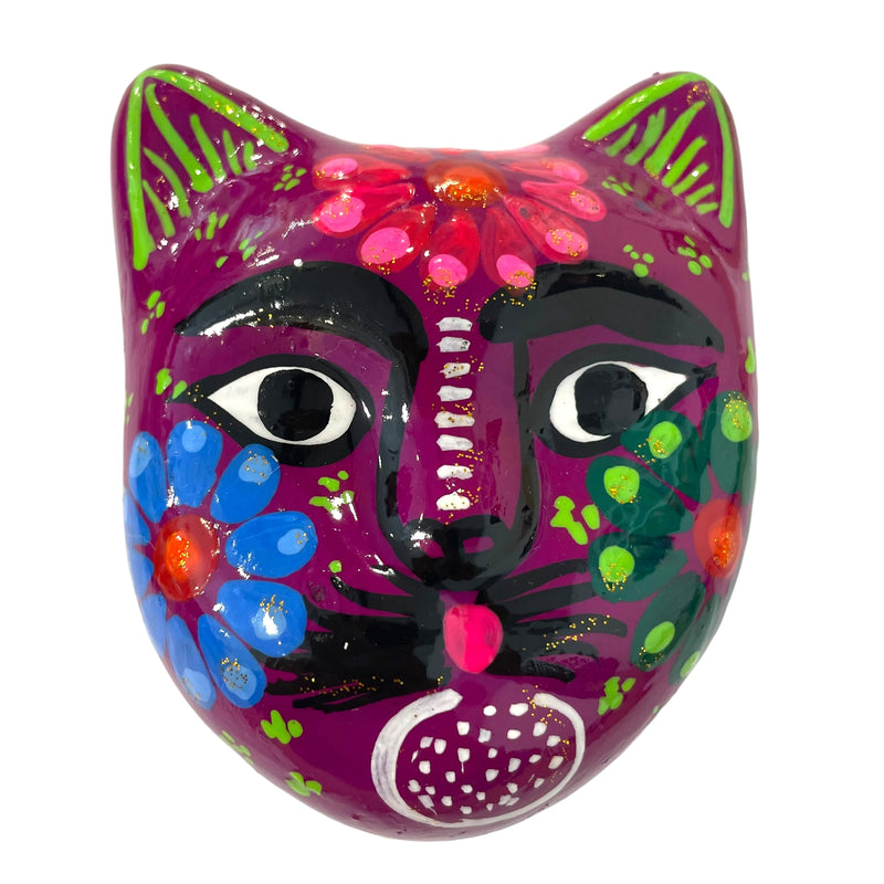 AAES Painted Cat Trinket Box - Magenta - Halloween - Feliz Modern