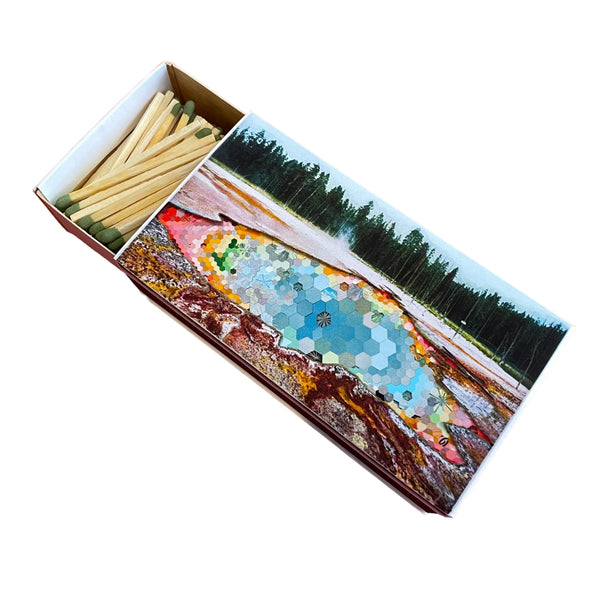 KO Plunge Pool, Emerald Spring Match Boxes -  - Candles - Feliz Modern