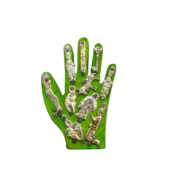 LD Small Milagros Hand - Lime - Decor Objects - Feliz Modern