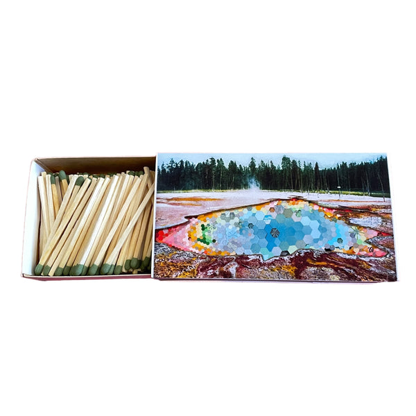 KO Plunge Pool, Emerald Spring Match Boxes -  - Candles - Feliz Modern