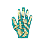 LD Small Milagros Hand - Teal - Decor Objects - Feliz Modern