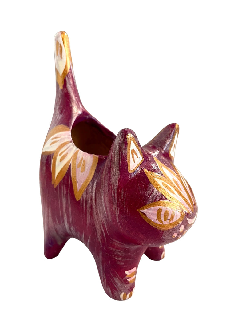 LD Kitty Planters - Plum - Decor Objects - Feliz Modern