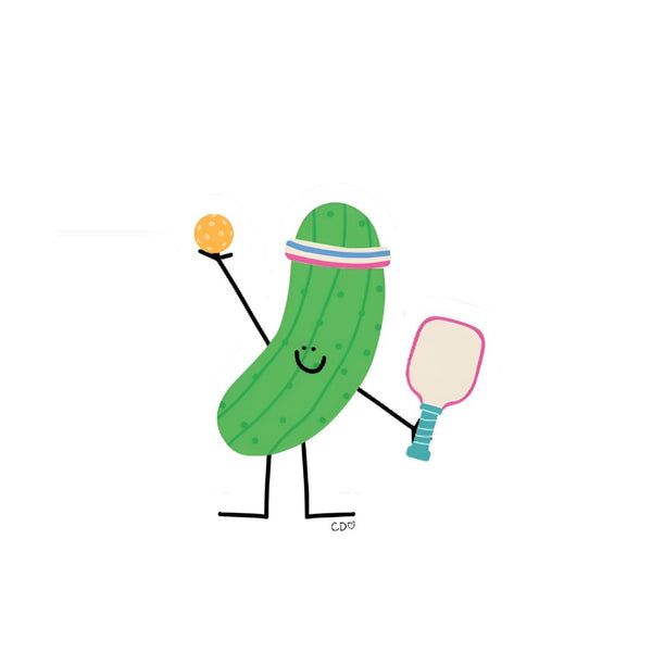 CLLDL Pickleball Pickle Sticker -  - Stickers - Feliz Modern