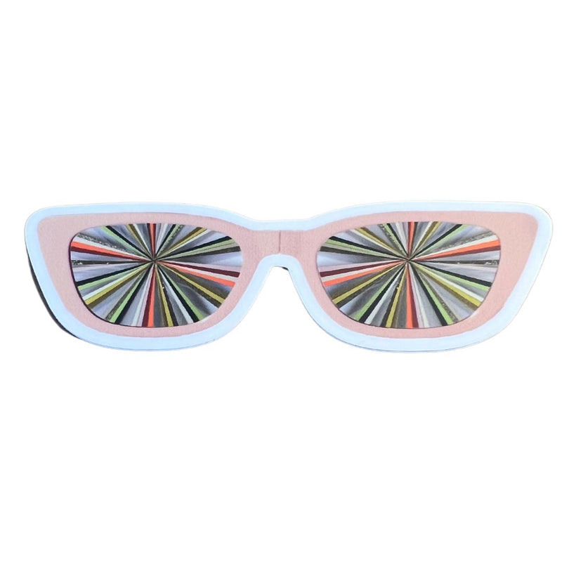 KO Kelly O'Connor Pink Shades Sticker -  - Stickers - Feliz Modern