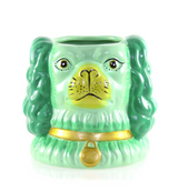 CFC Staffordshire Dog Vase - Green - Decor Objects - Feliz Modern