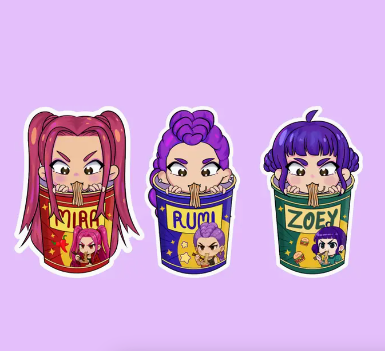 SOS Ramen Cups KPop Sticker - - Stickers - Feliz Modern
