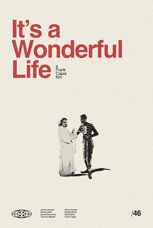 SDGRN Wonderful Life Christmas Postcard