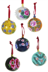 CFC Floral Folk Ornament - - Christmas - Feliz Modern