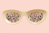KO Kelly O'Connor Psychedelic Sunnies Sticker - Pale Pink - Stickers - Feliz Modern