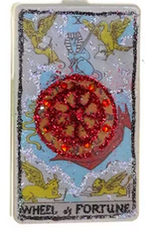 CFC Tarot Cards Ornament - Wheel of Fortune - Christmas - Feliz Modern