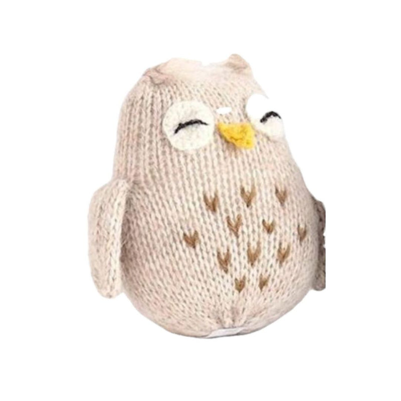 MECN Tufted Owl Ornaments - Tan - Christmas - Feliz Modern