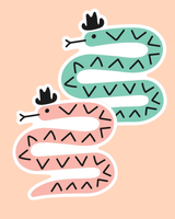 YDGS Snake Sticker - - Stickers - Feliz Modern