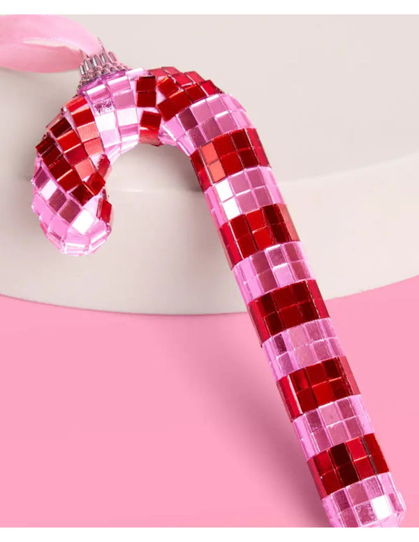 XOF Candy Cane Disco Ornament