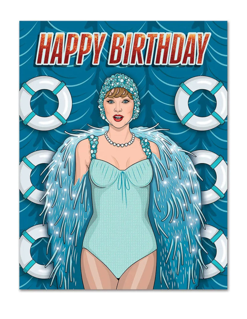 TFND Pop Star Swiftie Birthday Card