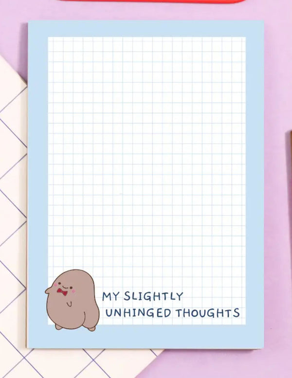 FFMW Unhinged Thoughts Notepad - - Office & Stationery - Feliz Modern