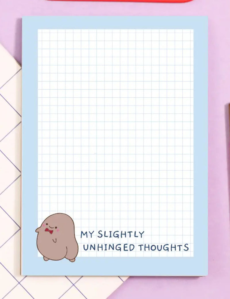 FFMW Unhinged Thoughts Notepad - - Office & Stationery - Feliz Modern