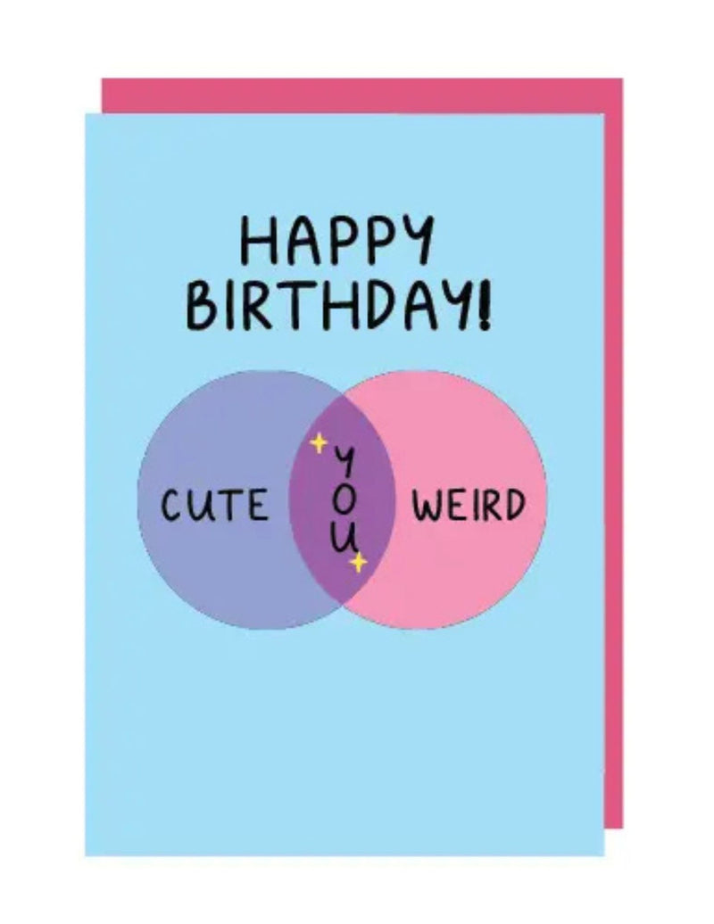 FFMW Venn Diagram Birthday Card - - Cards - Feliz Modern