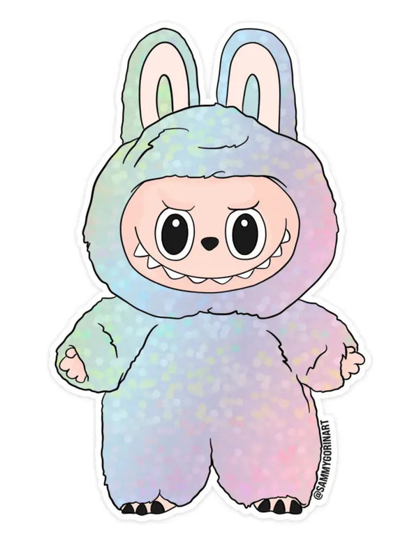 SAGO Glitter Monster Sticker