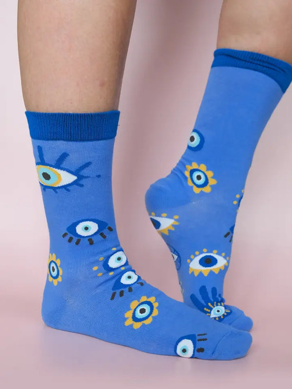 IDL Evil Eye Socks - - Socks - Feliz Modern