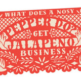 ELAO Papel Picado Placemats - - Christmas - Feliz Modern