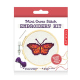 KKLD Mini Cross Stitch Butterfly - - Arts & Crafts - Feliz Modern