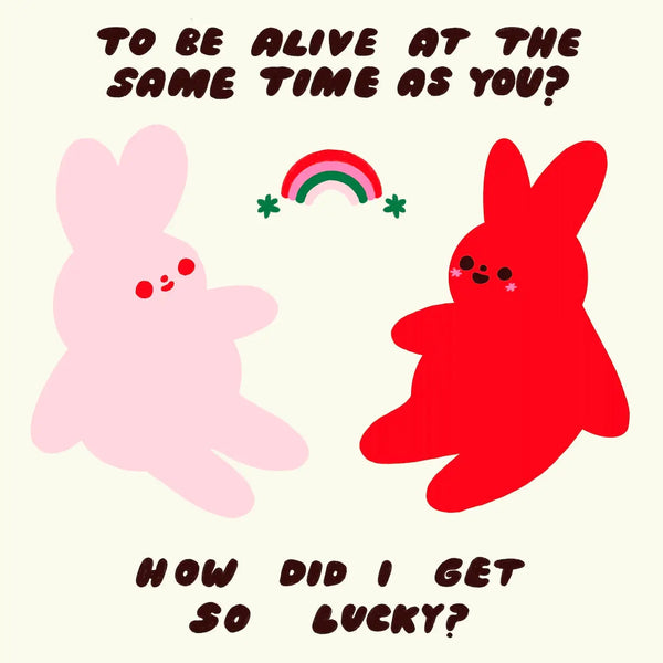 TGT Alive With You Bunny Sticker - - Stickers - Feliz Modern