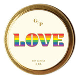 GPCC Love Pride Tin Candle