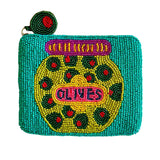 LYPS Olive Beaded Coin Purse - - Bags - Feliz Modern