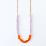 NPT Beaded Necklace - Lilac - Necklaces - Feliz Modern