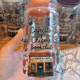 MNC Cafecito & Chisme Bookclub Glass Cup - - Drinkware - Feliz Modern
