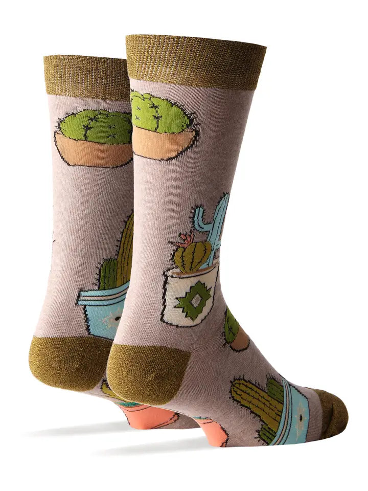 socks cactus OHYS Cactus Men's Crew Socks
