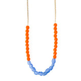 NPT Beaded Necklace - Orange - Necklaces - Feliz Modern
