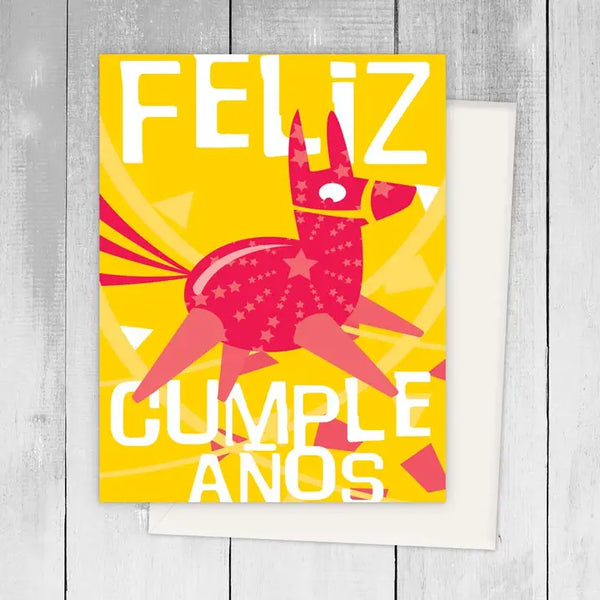 *VIVG Feliz Pinata Birthday Card - - Cards - Feliz Modern