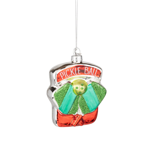 STHH Glass Pickle Ball Ornament -  - Christmas - Feliz Modern