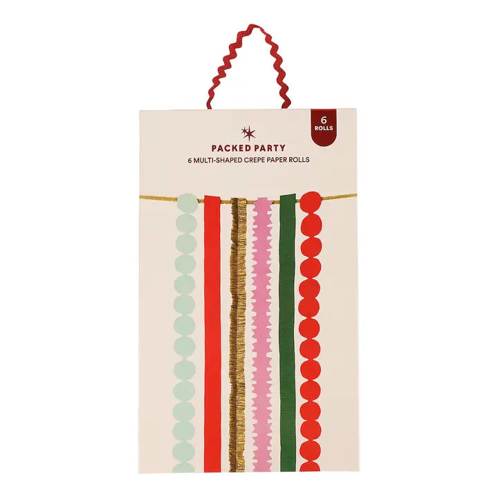 PPA Merry & Bright Party Streamers - - Party Supplies - Feliz Modern