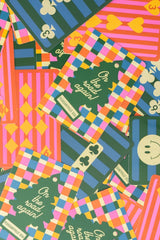 BAN Colorful Plaid Card Deck - - Games - Feliz Modern