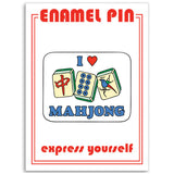 TFND Heart Mahjong Pin - - Pins & Patches - Feliz Modern