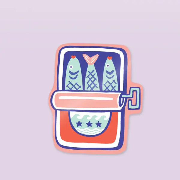 IDL Tinned Fish Sticker - - Stickers - Feliz Modern