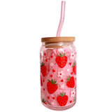 GHD Strawberry Glass Cup -  - Drinkware - Feliz Modern