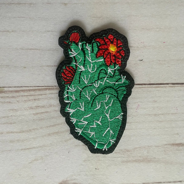 VIVG Cactus Heart Patch - - Bags - Feliz Modern