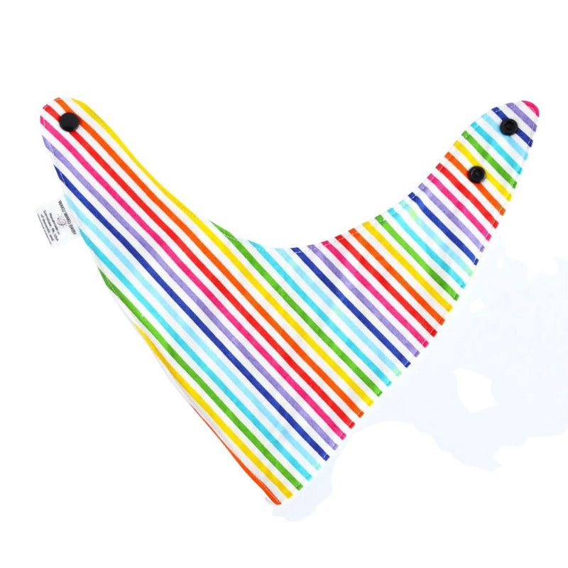 WWB* Rainbow Stripes Stay Dry Bib -  - Babies & Kids - Feliz Modern