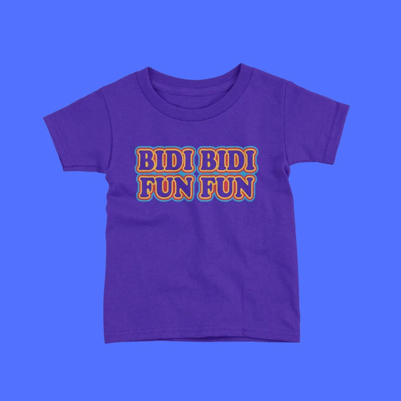QRIC Bidi Bidi Fun Fun Toddler Shirt - 4T - Clothing - Feliz Modern