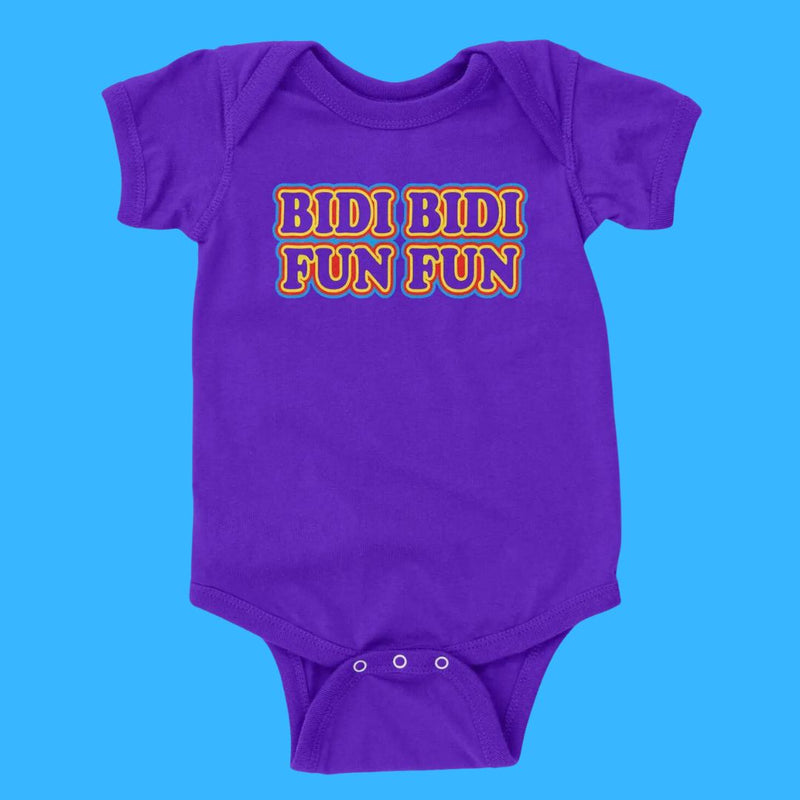 QRIC Bidi Bidi Fun Fun Onesie - 6M - Clothing - Feliz Modern